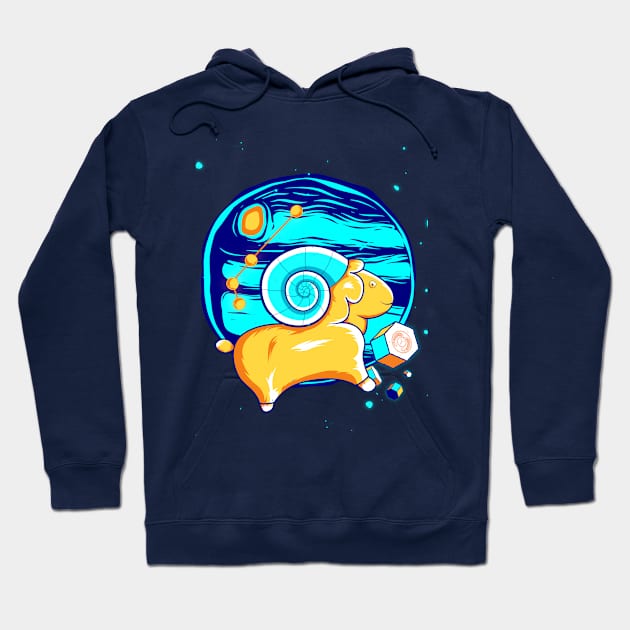 Zodiac Aries Hoodie by hnggraphicdesign